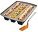 Chicago Metallic 26683S 11-1/2-Inch by 2-1/2-Inch Cavities Lasagna Trio Pan, 12-Inch by 15-Inch by 3-Inch