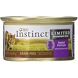Nature's Variety Instinct Limited Ingredient Diet Grain-Free Rabbit Formula Canned Cat Food, 3 oz. (Case of 24)