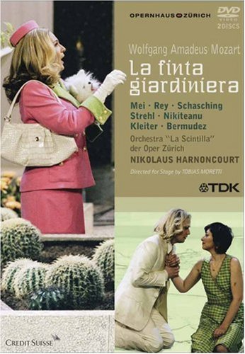 CD-Charts  DVD : Mozart - La Finta Giardiniera / Eva Mei, Isabel Rey, Liliana Nikiteanu, Christoph Strehl, Nikolaus Harnoncourt, Zurich Opera