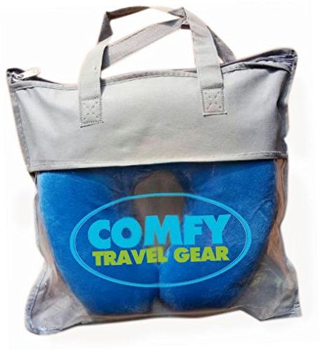 Air Travel Pillow: Relaxation Set for Plane Travel with  Sleep Mask