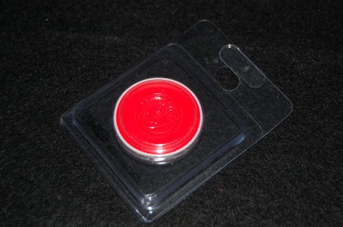 Kryolan Uv Dayglow Supracolor Fluorescent Cream Makeup/body Paint- .12oz Uv Red