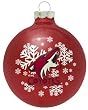 PHOENIX COYOTES (2 5/8" In Diameter) Glass Logo CHRISTMAS ORNAMENT (Snowflake Design)