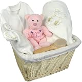 Cosy Wash Baby Girl Basket (Pink)