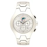 Miami Dolphins NFL Hall Of Fame Watch with Stainless Steel Band - Men's