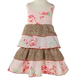 Little Girls Designer Clothing DOLCE FLORAL Spring Dress MAD SKY Girl 2T-6X