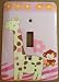 Giraffe Monkey Jungle Single Toggle Light Switchplate Cover (Single Toggle)