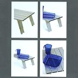 Mini Folding Table Small Camping Table Dual Height Adjustable Legs