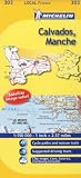 Calvados, Manche (Michelin Local Maps)