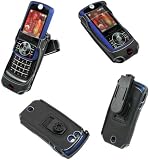 PREMIUM STINGRAY RUBBER COVER CASE (with DETACHABLE BELT CLIP) for MOTOROLA RIZR Z3 - RETAIL PACKAGING