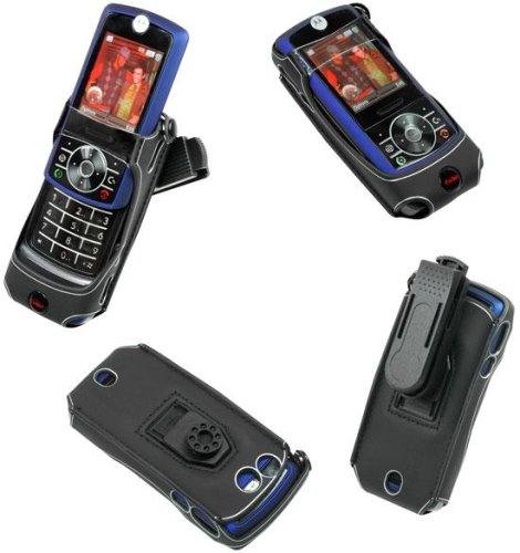 PREMIUM STINGRAY RUBBER COVER CASE (with DETACHABLE BELT CLIP) for MOTOROLA RIZR Z3 - RETAIL PACKAGING