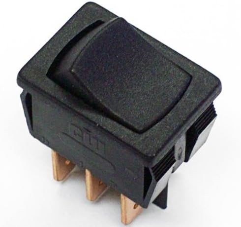 Rocker Switches SPST MINI BK OFF-MOM (5 pieces)