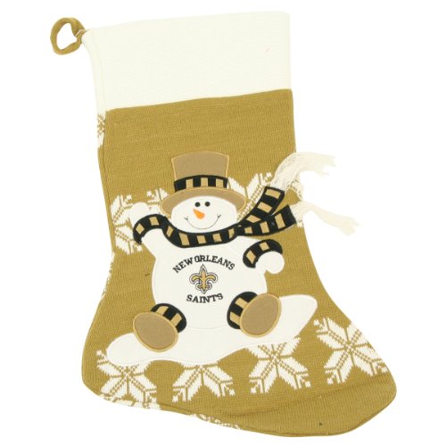 New Orleans Saints Holiday / Christmas Stocking (Measures 21