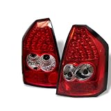 05-06 Chrysler 300C L.E.D Taillights - Red Clear 