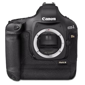 Canon - EOS-1Ds Mark III appareil photo Reflex numérique - capteur CMOS plein format 21 Mpix - 2 processeurs DIGIC III - Ecran LCD 3 pouces - autofocus 19 collimateurs