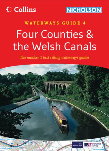 Collins/Nicholson Waterways Guides (4) - Four Counties and the Welsh Canals