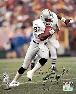 Tim Brown Autographed Photo - 8x10 Oakland Raiders Id #76037 - PSA/DNA Certified - Autographed NFL Photos