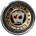 Trademark Poker Bullets Card Cover - Protect Your Hand