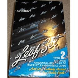 1991 Leaf Set Baseball Cards Unopened Box Series 2 (36 packs per box)