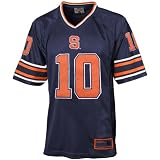 Syracuse Orange #10 Navy Blue Prime Time Football Jersey