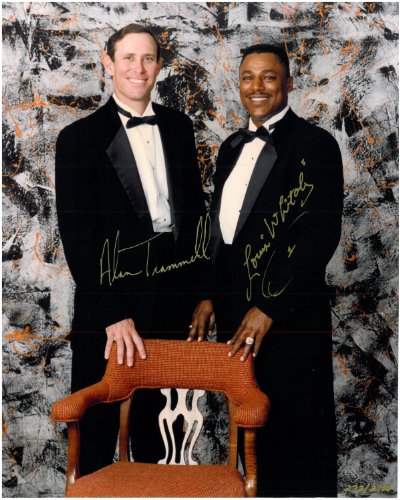 Alan Trammell and Lou Whitaker Autographed Detroit Tigers 8x10 Photo #2