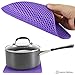 PratiPad 4-in-1 Multipurpose Silicone Pot Holders, Trivets, Jar Openers, Spoon Rests - Set of 2 - Purple/Grey