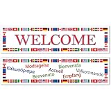 International Welcome Banners (asstd designs) Party Accessory  (1 count) (2/Pkg)