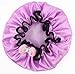 Shower Cap for Kids waterproof bath cap shower hat for children(light purple)