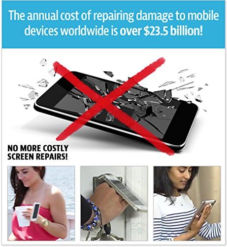 Fone Ring Hook Holder for All - Retail Packaging - Silver