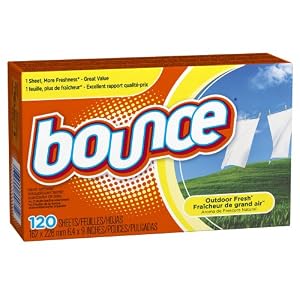 Bounce Fabric Softener Sheets, Outdoor Fresh Scent, 120-Count Box (Pack of 2)