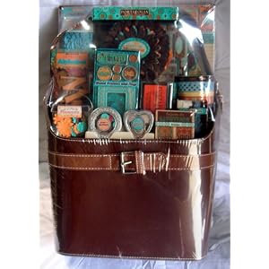 Portafolia Gifted Memories Buckle Bag Tote Scrapbooking Craft Kit Brown aqua