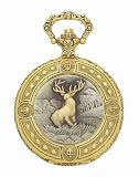 Jules Jurgensen Pewter Deer Pocket Watch #7384