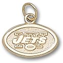 LogoArt New York Jets 10kt Gold 3/8 Inch X 7/16 Inch Charm