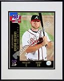 Brian McCann 2008 Studio Double Matted 8 x 10 Photograph In Black Anodized Aluminum Frame
