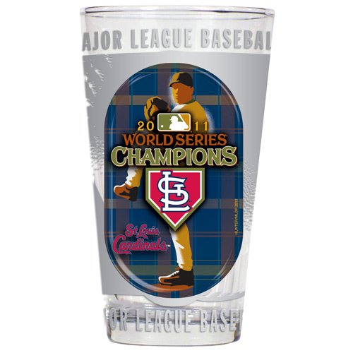 MLB St. Louis Cardinals 2011 World Series Champions 17-Ounce Executive Glass - Hi-Definition
