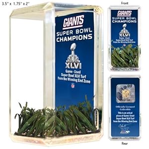 New York Giants Super Bowl XLVI GAME USED TURF Desktop
