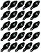Pack of 25 Transparent Dark Green C7 Replacement Christmas Lights #656004