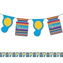 Retirement Stripes Shaped Banner 11 1/2ft