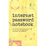 internet password notebook a pocket sized internet address organizer for all of your usernames and passwords