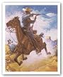John Rogers - 9th Calvary by Tod Haskin Fredericks 18"x24" Art Print Poster