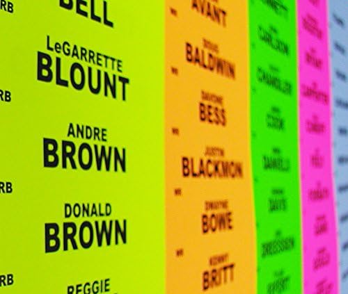 2014-15 10 Team Fantasy Football Draft Board - LARGE