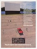 1986 GMC Pickup Delco Sound Drive-In Theater Photo Print Ad