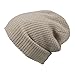 Morehats Cotton Embossed Knit Slouchy Beanie Winter Warm Ski Skater Hip-hop Hat