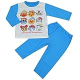 アンパンマン T/Cスムース パジャマ 長袖 サックス◇95cm