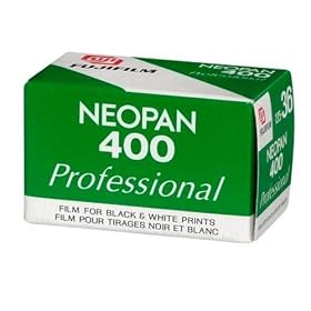 Fujifilm Neopan 400 Professional Black-and-White Negative Film ISO 400, 35mm, 36 Exposures by Fuji