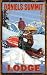 ArteHouse 0003-0494 Snowmobile Riders Planked Wood 14 x 23 Sign
