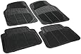 Rubber Queen 70501 4 Piece Vinyl Floor Mats - Black