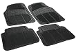 Rubber Queen 70501 4 Piece Vinyl Floor Mats - Black