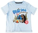 Jumping Beans Toddler 2-4T Boys Blue Bearden Camp Ground Tee/Top/T-Shirt