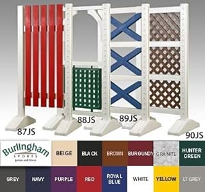 Burlingham Sport 6-Foot Jumping Standards 87JS, LtGry