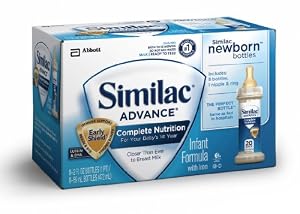 Similac Advance Newborn, Ready to Feed, 2-Fluid Ounces (Pack of 48) (Packaging May Vary)